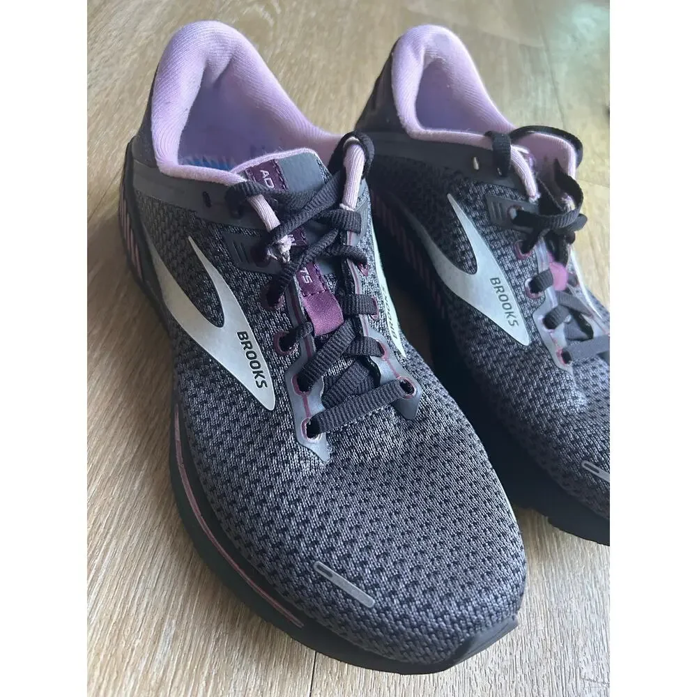 Brooks Adrenaline GTS 22 Women's Running Shoes Black/Purple/Silver comfortable